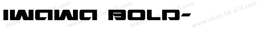 iWaWa Bold字体转换